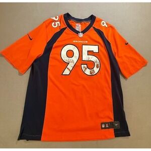 Denver Broncos Wolfe #95 Nike Jersey Mens‎ Extra Large Orange Short Sleeve.